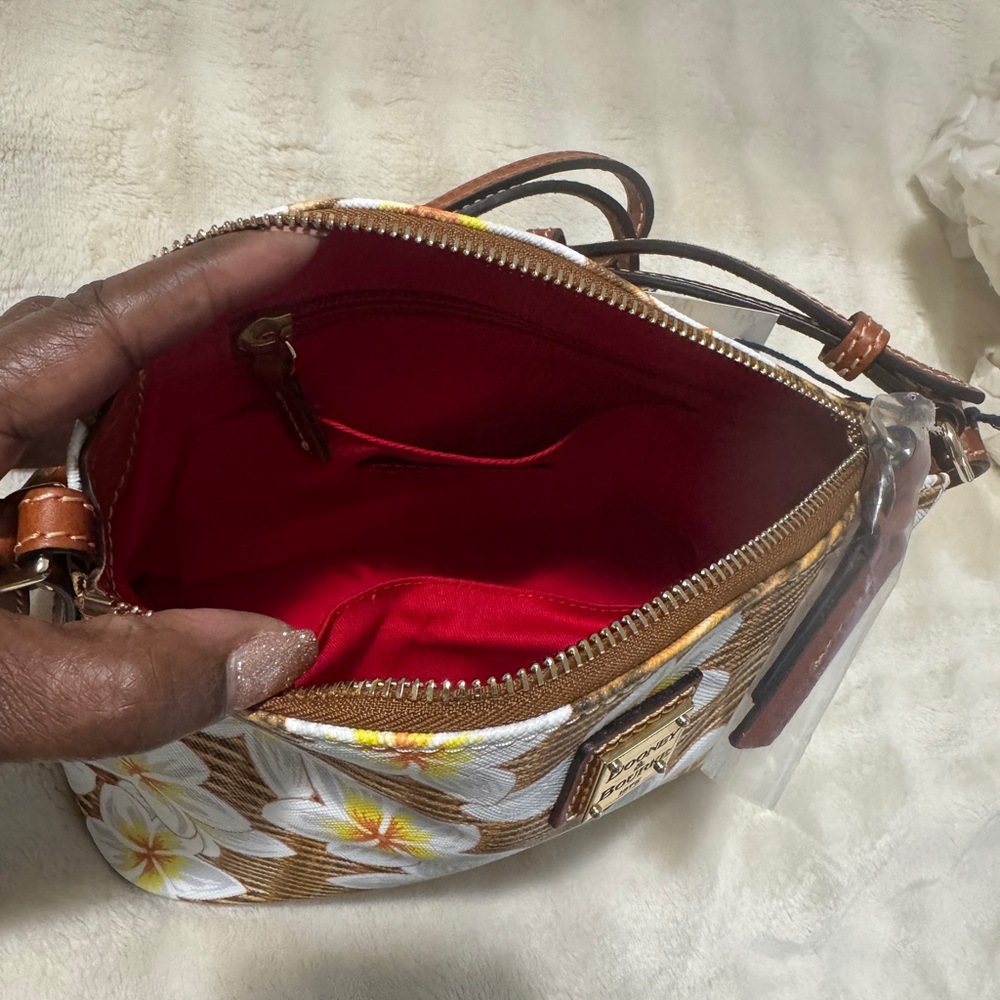 🌸Dooney & Bourke Floral Crossbody Bag NEW - Picture 5 of 5